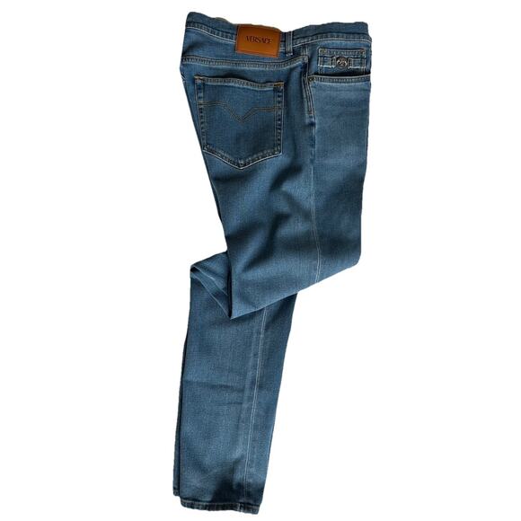 Versace Men’s Stretch Denim Blue Jeans 40 US 1011693 NWT $800